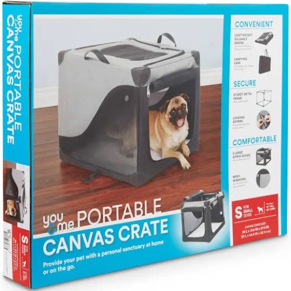 Slightly used canvas crate - Picture 2 of 2